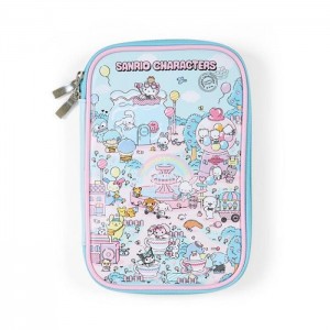 Hello Kitty Sanrio Characters Travel Case (Day at the Funfair Series) Niebieskie Różowe | PL_HK12472