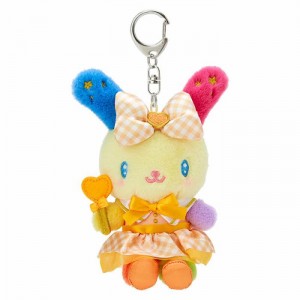 Hello Kitty U*SA*HA*NA Plush Mascot Keychain (Love You More Series) Żółte | PL_HK55452