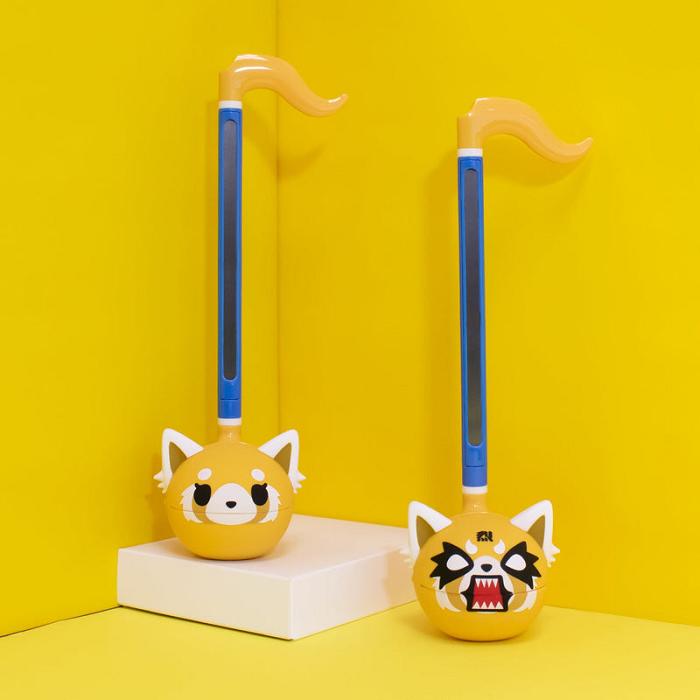 Hello Kitty Aggretsuko Otamatone Musical Toy (Sweet) Żółte Niebieskie | PL_HK89770