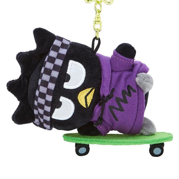 Hello Kitty Badtz-maru Plush Mascot Keychain (Sk8r Squad Series) Fioletowe Zielone | PL_HK19842