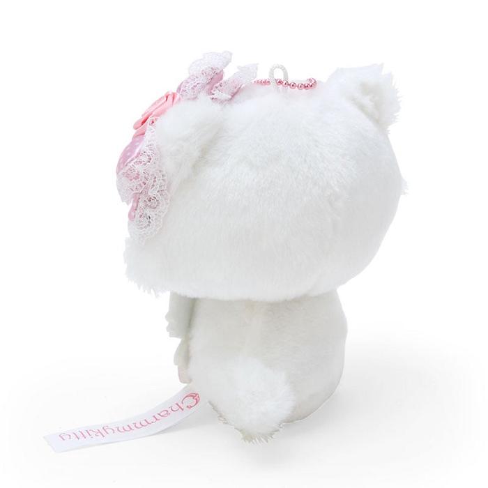 Hello Kitty Charmmy Kitty Plush Mascot Keychain Białe | PL_HK43852