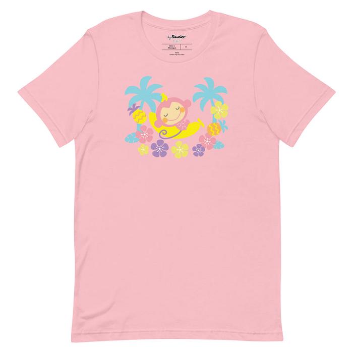 Hello Kitty Chi Chai Monchan Tropical Paradise Tee Czarne | PL_HK88467