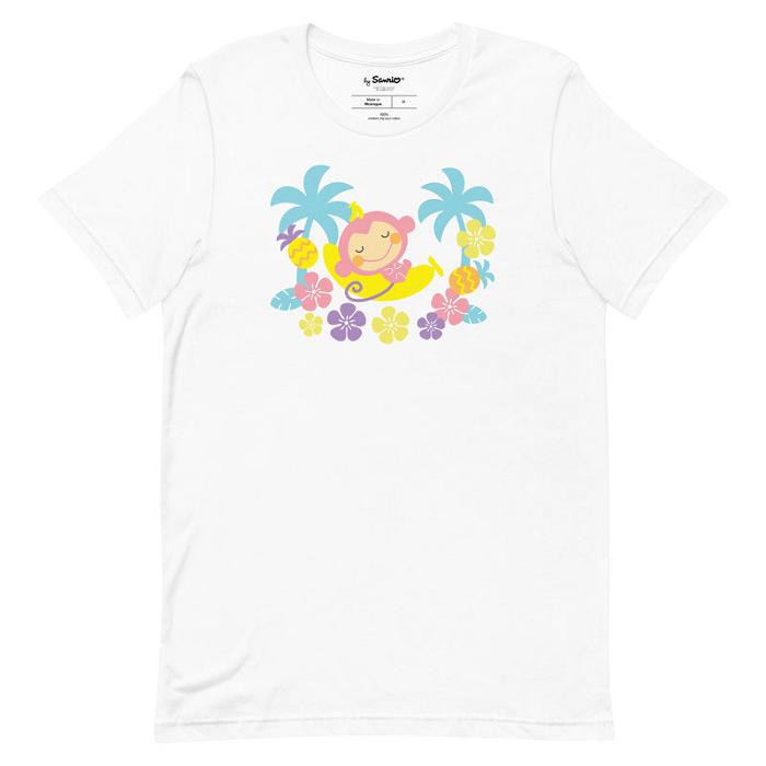 Hello Kitty Chi Chai Monchan Tropical Paradise Tee Czarne | PL_HK88467