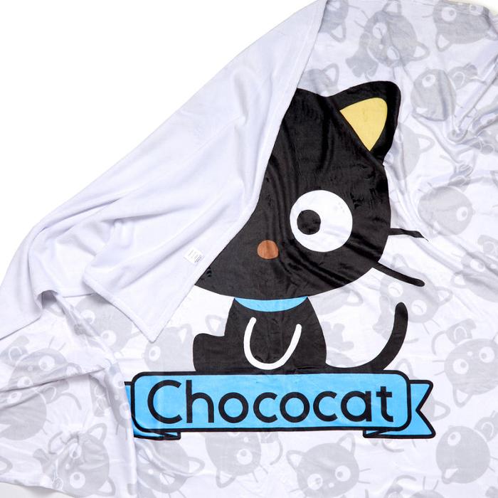 Hello Kitty Chococat Classic Throw Blanket Czarne | PL_HK91896