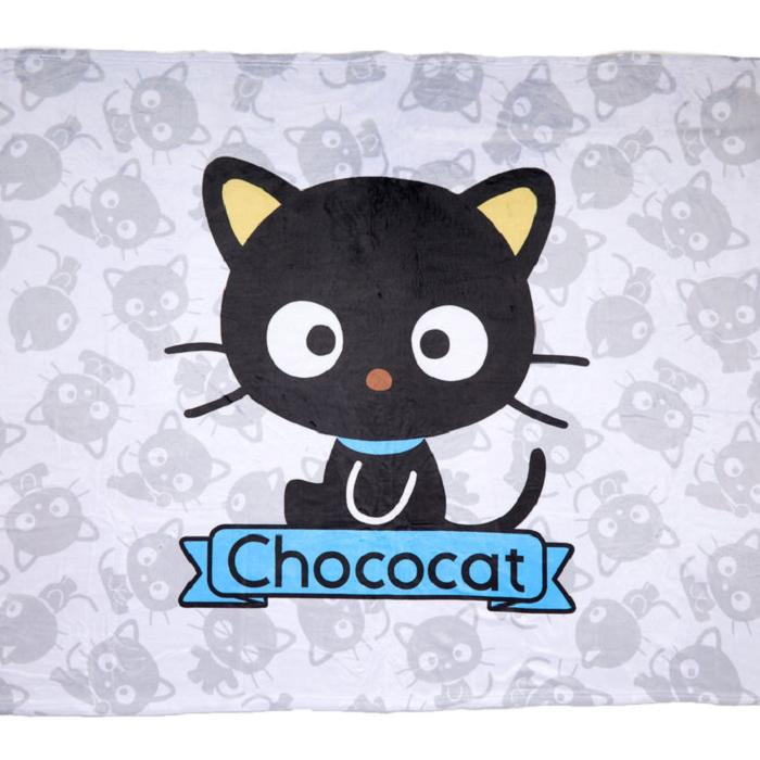 Hello Kitty Chococat Classic Throw Blanket Czarne | PL_HK91896