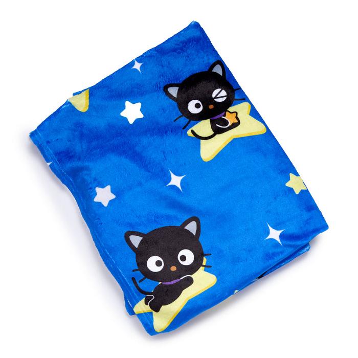 Hello Kitty Chococat Starry Night Throw Blanket Niebieskie | PL_HK37515