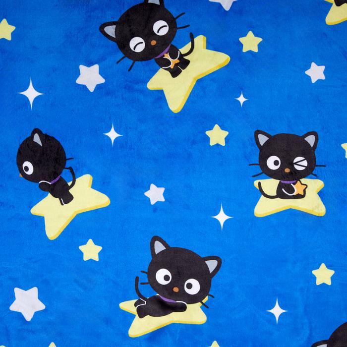 Hello Kitty Chococat Starry Night Throw Blanket Niebieskie | PL_HK37515