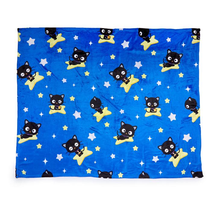 Hello Kitty Chococat Starry Night Throw Blanket Niebieskie | PL_HK37515