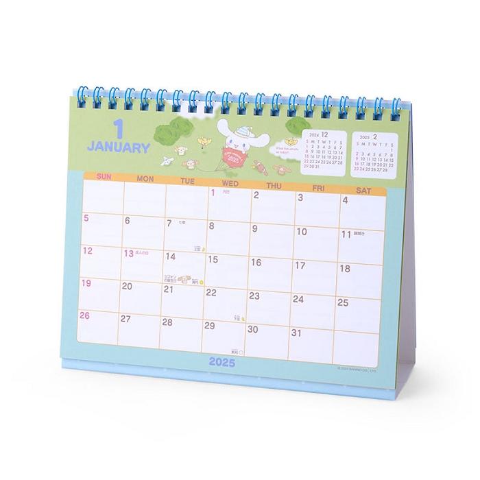 Hello Kitty Cinnamoroll 2025 Desk Calendar Kolorowe | PL_HK15100