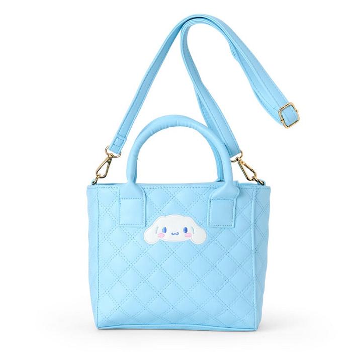 Hello Kitty Cinnamoroll 2-Way Mini Quilted Niebieskie | PL_HK38043