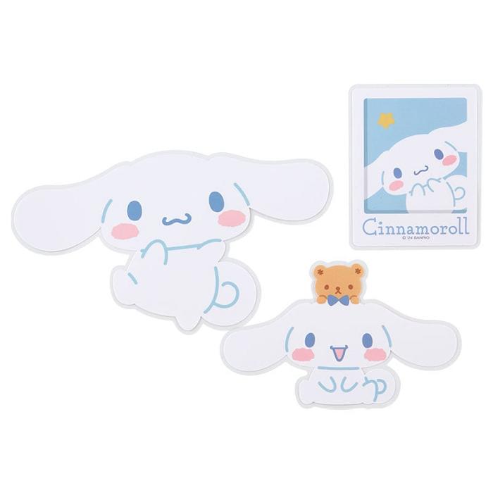 Hello Kitty Cinnamoroll 3-pc Dress Your Tech Sticker Set Białe | PL_HK95065