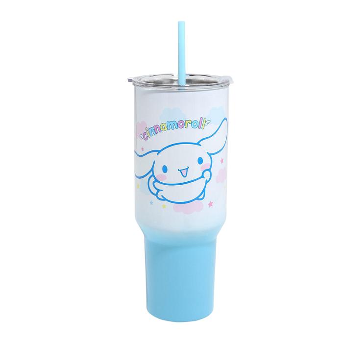 Hello Kitty Cinnamoroll 40oz Stainless Steel Travel Tumbler Niebieskie | PL_HK11727