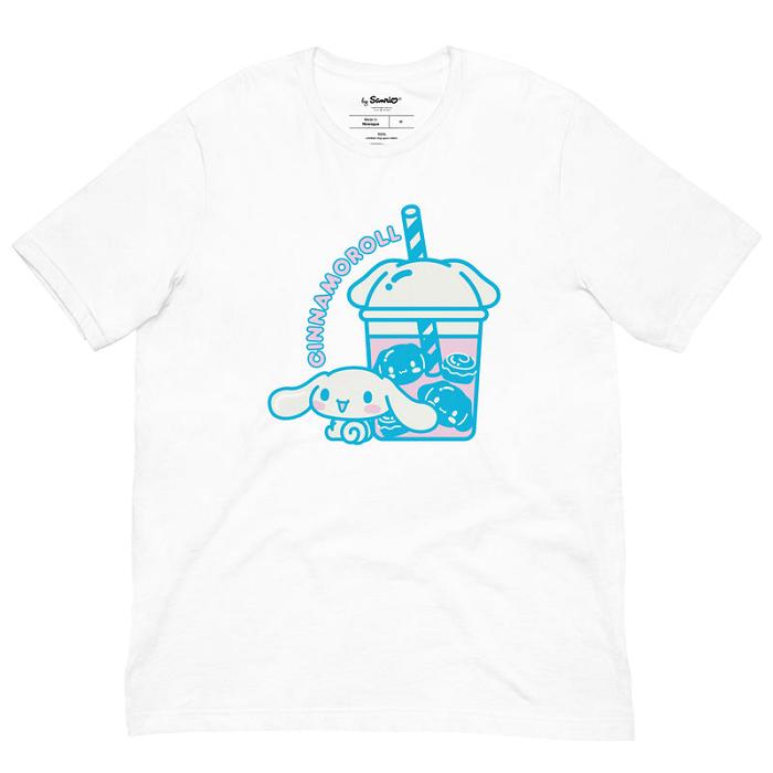 Hello Kitty Cinnamoroll Bubble Tea Tee Niebieskie | PL_HK23139