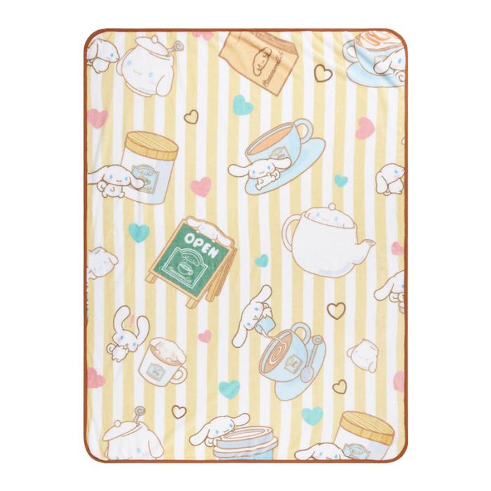 Hello Kitty Cinnamoroll Café Throw Blanket Żółte | PL_HK98303