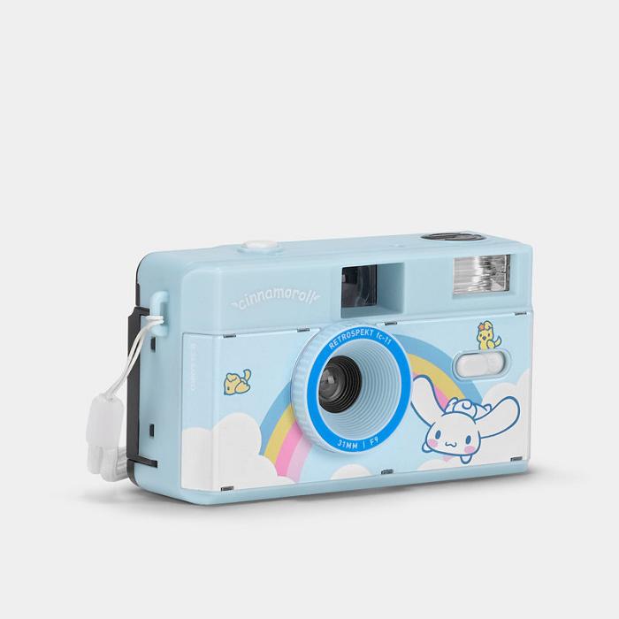 Hello Kitty Cinnamoroll Classic 35mm Camera Niebieskie | PL_HK55763