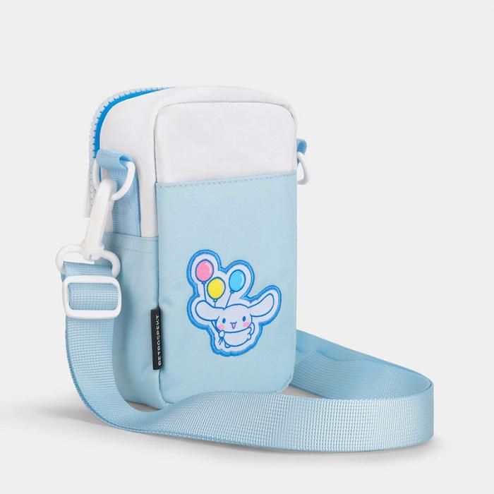 Hello Kitty Cinnamoroll Classic 35mm Camera Bag Niebieskie | PL_HK34670