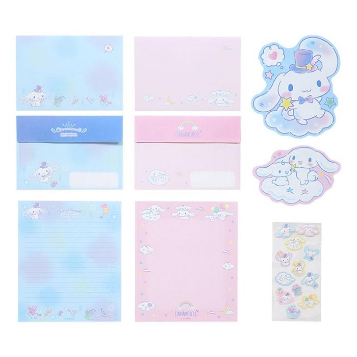 Hello Kitty Cinnamoroll Classic Letter Set Różowe Niebieskie | PL_HK73249