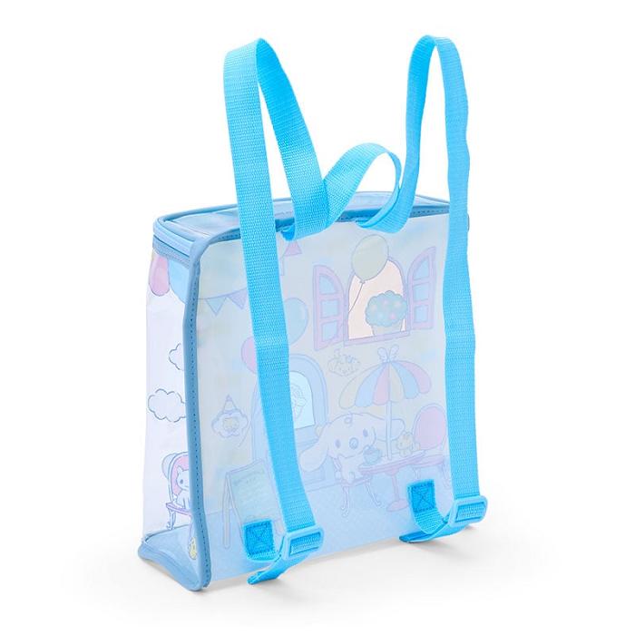 Hello Kitty Cinnamoroll Clear View Kids Backpack Niebieskie | PL_HK91465