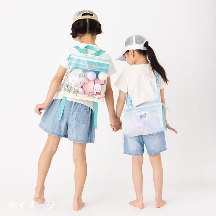 Hello Kitty Cinnamoroll Clear View Kids Backpack Niebieskie | PL_HK91465