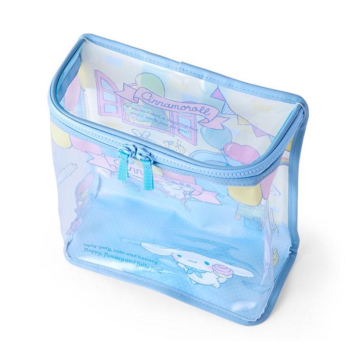 Hello Kitty Cinnamoroll Clear View Kids Backpack Niebieskie | PL_HK91465