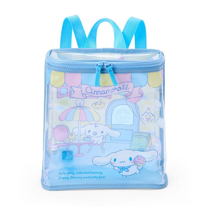 Hello Kitty Cinnamoroll Clear View Kids Backpack Niebieskie | PL_HK91465