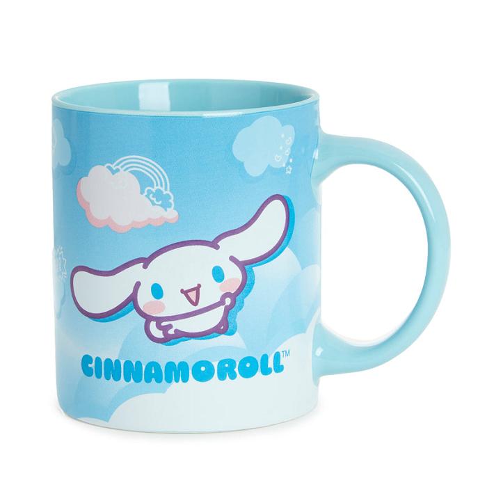 Hello Kitty Cinnamoroll Coffee Mug Warmer Set Niebieskie | PL_HK68829