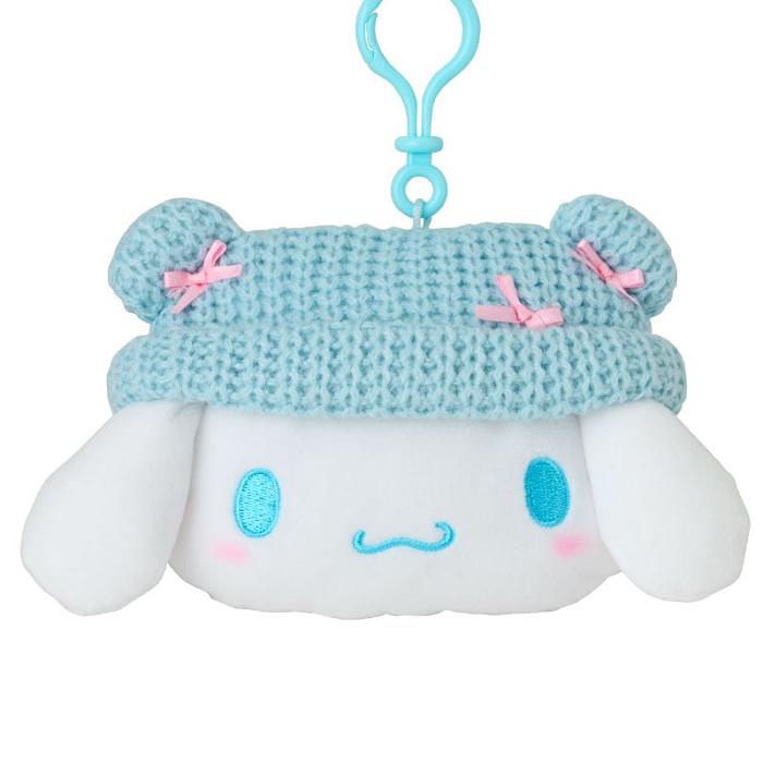 Hello Kitty Cinnamoroll Cozy Cap Mascot Clip Pouch Niebieskie Białe | PL_HK52726