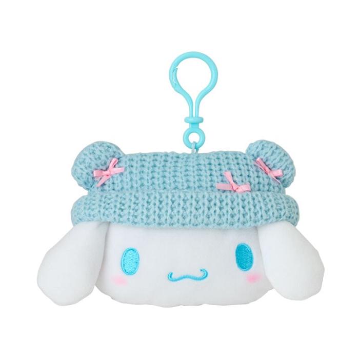 Hello Kitty Cinnamoroll Cozy Cap Mascot Clip Pouch Niebieskie Białe | PL_HK52726