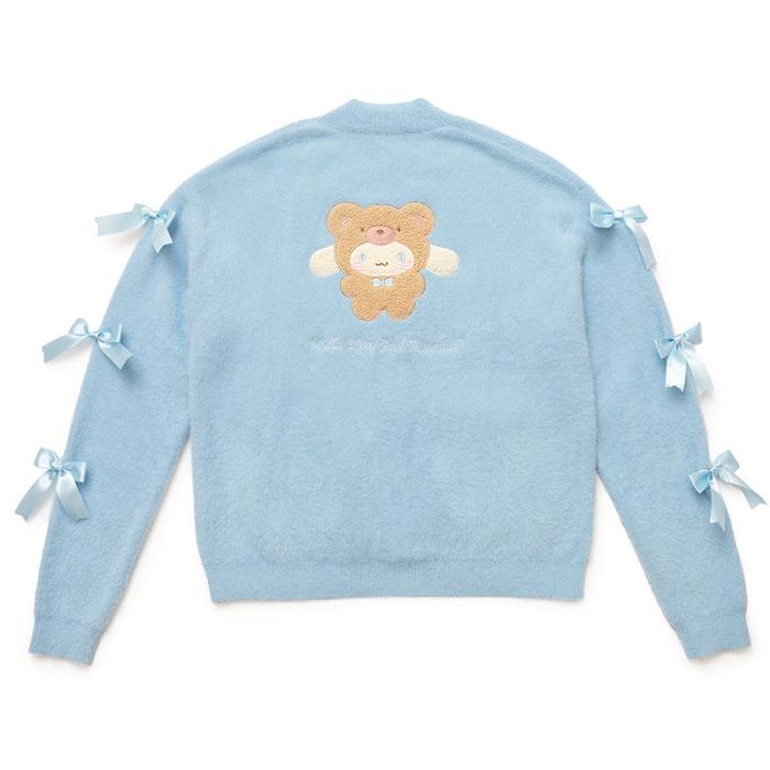 Hello Kitty Cinnamoroll Cozy Kuma JapanLA Cardigan Niebieskie | PL_HK27757