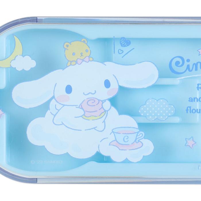 Hello Kitty Cinnamoroll Everyday Utensil Set Trio Niebieskie | PL_HK21802