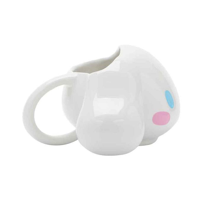 Hello Kitty Cinnamoroll Face Sculpted Mug Białe | PL_HK84935