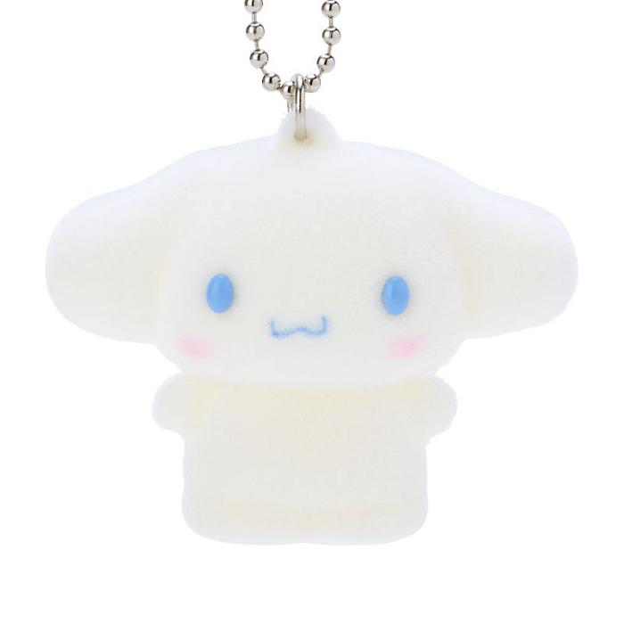 Hello Kitty Cinnamoroll Flocked Keychain Mascot Białe | PL_HK53877