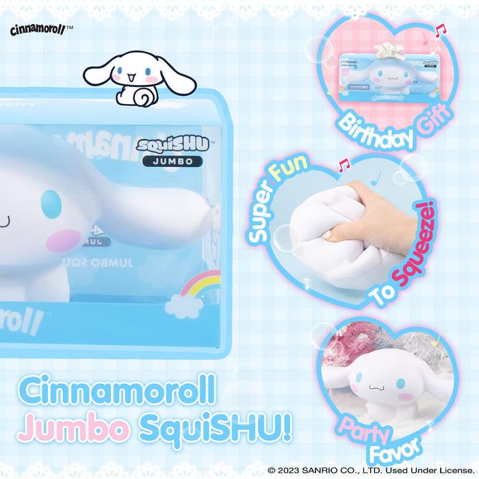 Hello Kitty Cinnamoroll Jumbo Squishy Toy Białe | PL_HK83258