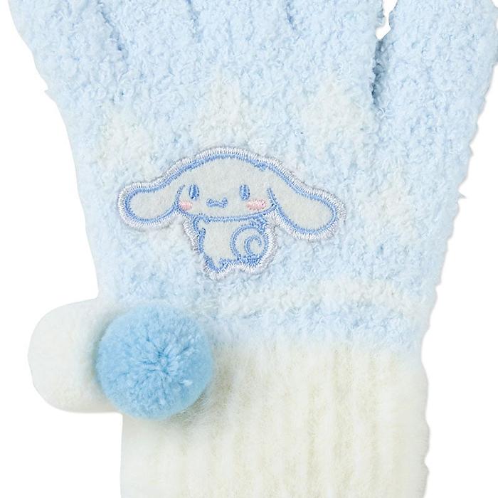 Hello Kitty Cinnamoroll Kids Cozy Gloves Niebieskie Białe | PL_HK52077