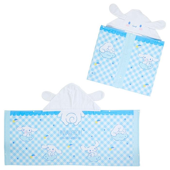 Hello Kitty Cinnamoroll Kids Hooded Towel Niebieskie | PL_HK98035