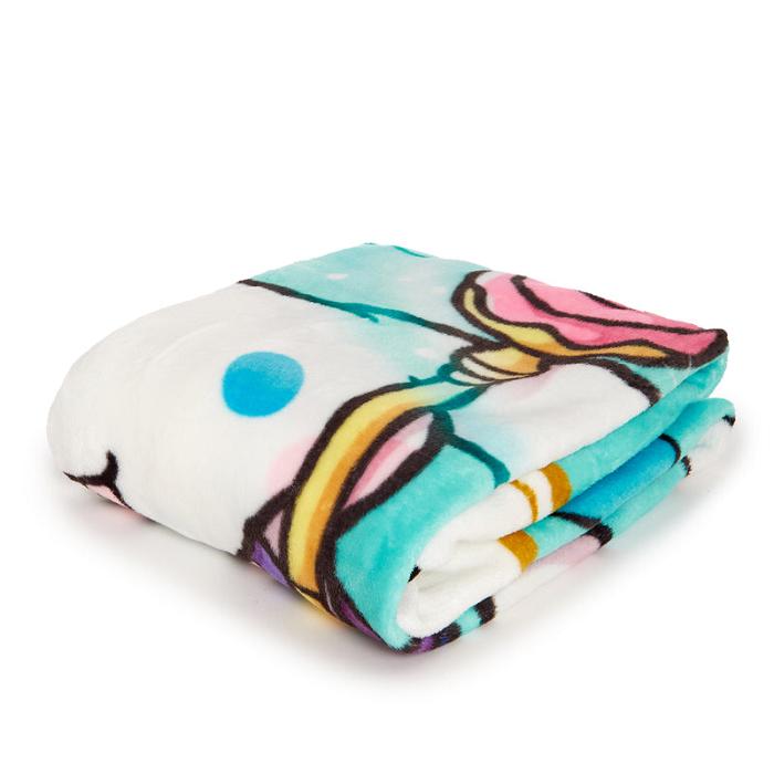 Hello Kitty Cinnamoroll Magic Wand Throw Blanket Zielone | PL_HK18548