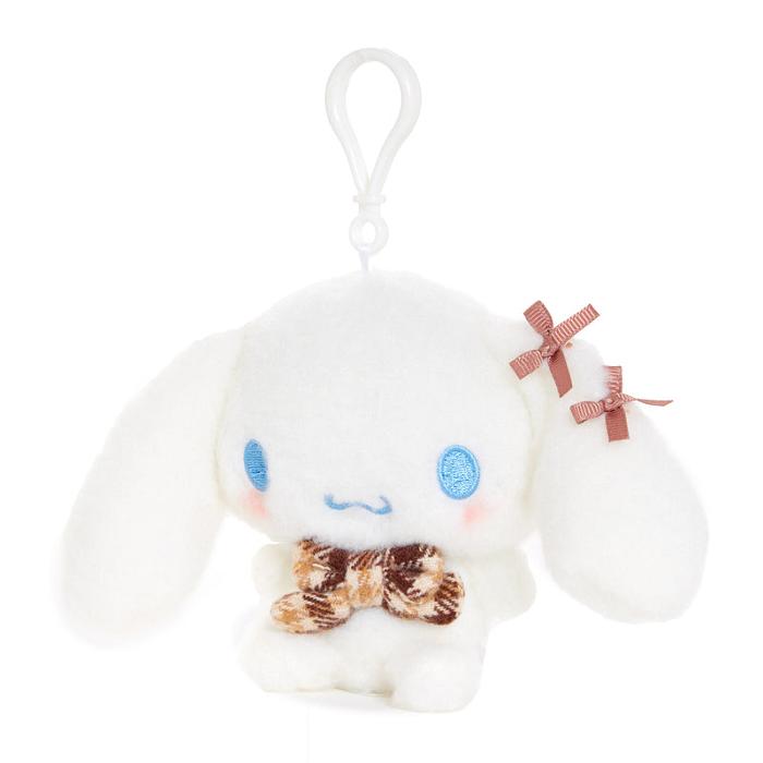 Hello Kitty Cinnamoroll Mascot Clip (Mocha Check Series) Białe | PL_HK65902