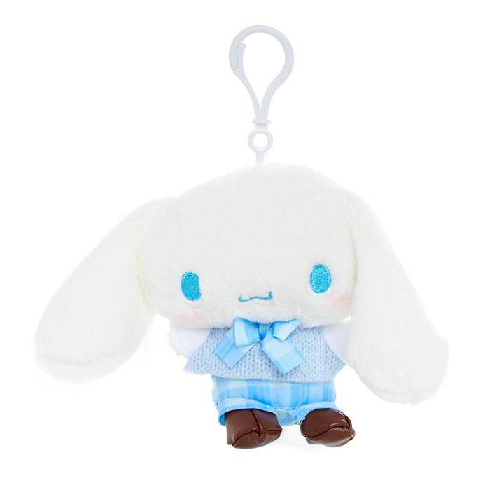 Hello Kitty Cinnamoroll Mascot Clip (Uniform Series) Białe Niebieskie | PL_HK21548