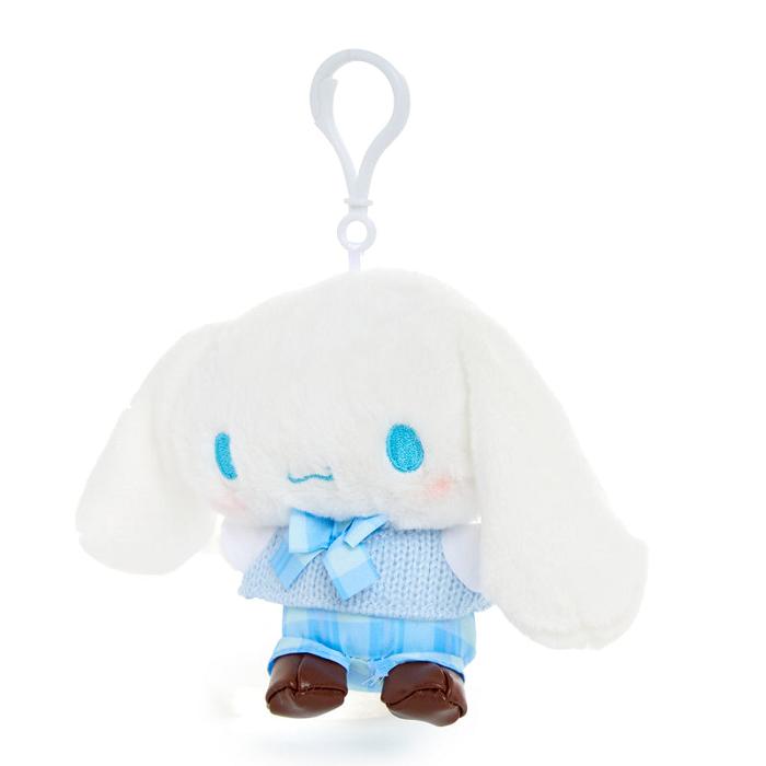 Hello Kitty Cinnamoroll Mascot Clip (Uniform Series) Białe Niebieskie | PL_HK21548