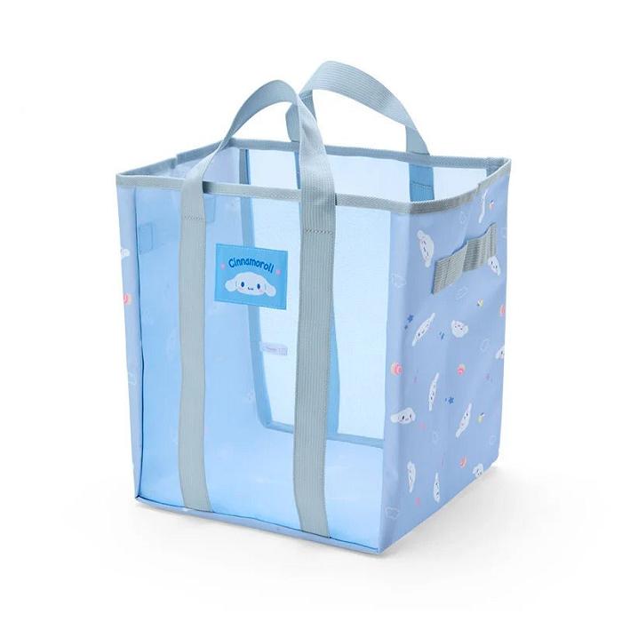 Hello Kitty Cinnamoroll Mesh Storage Tote (Medium) Niebieskie | PL_HK66527