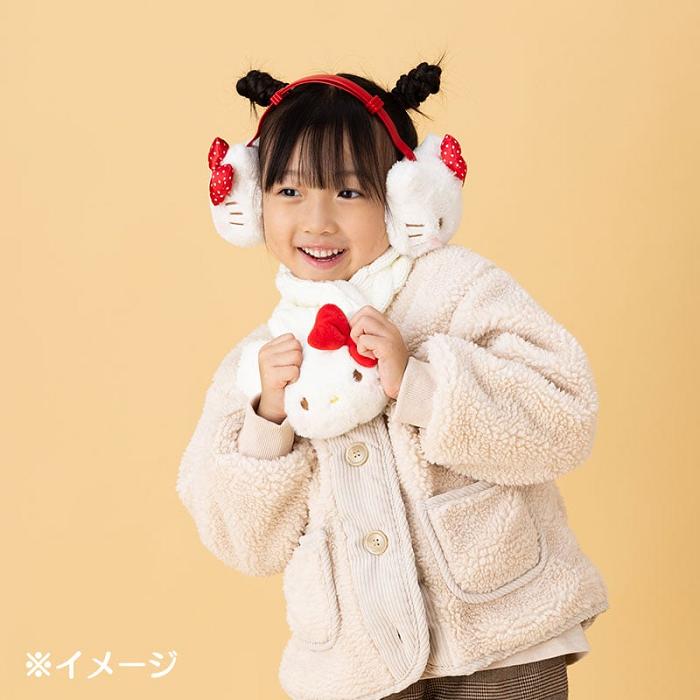 Hello Kitty Cinnamoroll Plush Kids Ear Muffs Białe | PL_HK30668