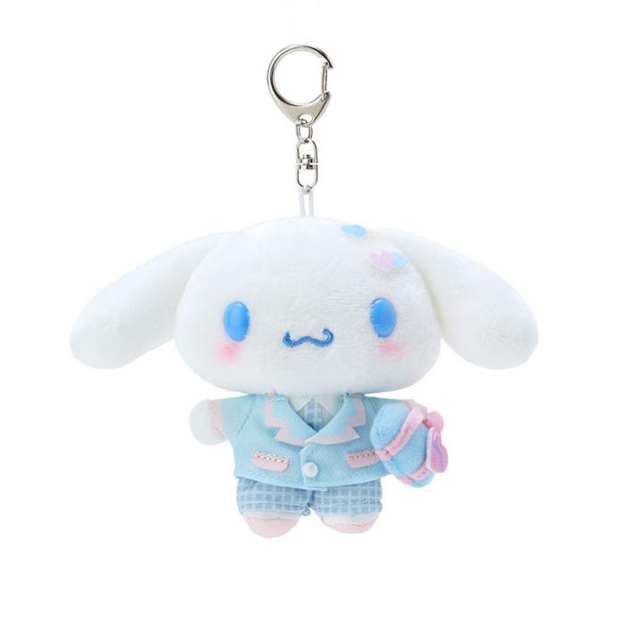 Hello Kitty Cinnamoroll Plush Mascot Keychain (Sanrio Academy Series) Białe Niebieskie | PL_HK62636