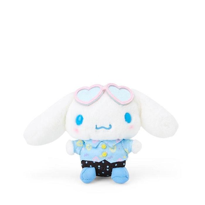 Hello Kitty Cinnamoroll Plush Mascot Keychain (Day at the Funfair Series) Białe Niebieskie | PL_HK73253