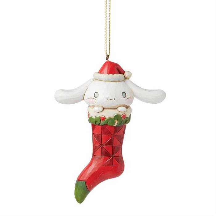 Hello Kitty Cinnamoroll Stocking Hanging Ornament (Jim Shore Sanrio Collection) Czerwone | PL_HK32835