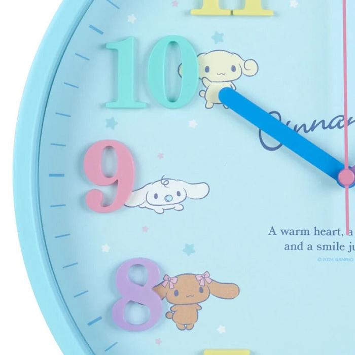 Hello Kitty Cinnamoroll Wall Clock Niebieskie | PL_HK82348