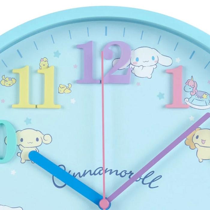 Hello Kitty Cinnamoroll Wall Clock Niebieskie | PL_HK82348