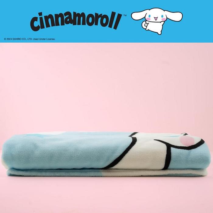 Hello Kitty Cinnamoroll Wish Upon A Star Throw Blanket Niebieskie | PL_HK70042