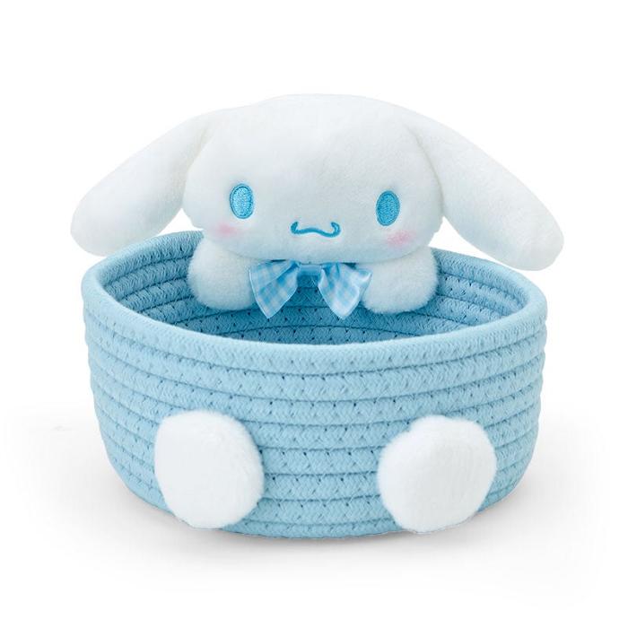 Hello Kitty Cinnamoroll Woven Rope Storage Basket (Multi) Niebieskie | PL_HK74464