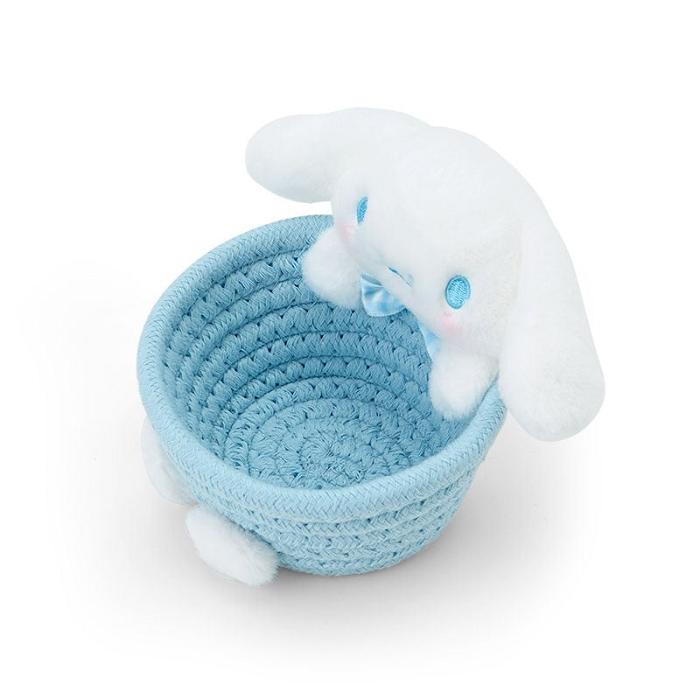 Hello Kitty Cinnamoroll Woven Rope Storage Basket (Multi) Niebieskie | PL_HK74464