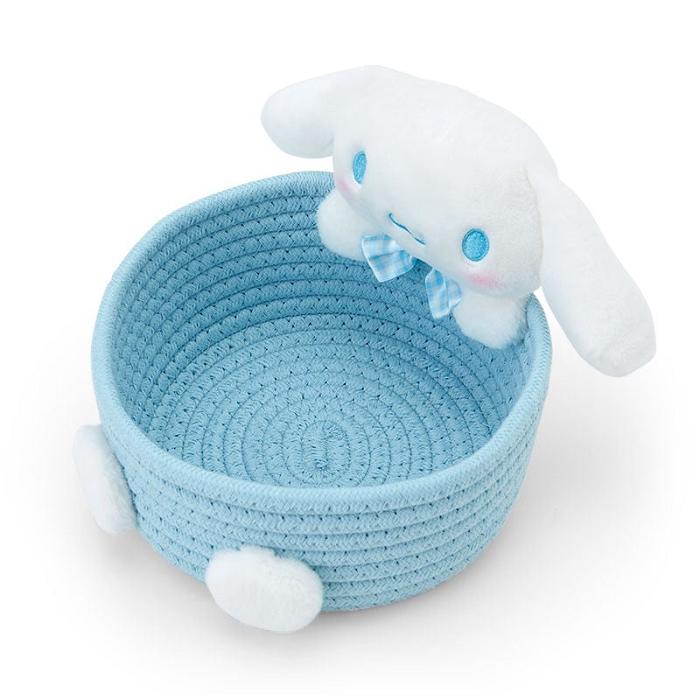 Hello Kitty Cinnamoroll Woven Rope Storage Basket (Multi) Niebieskie | PL_HK43805